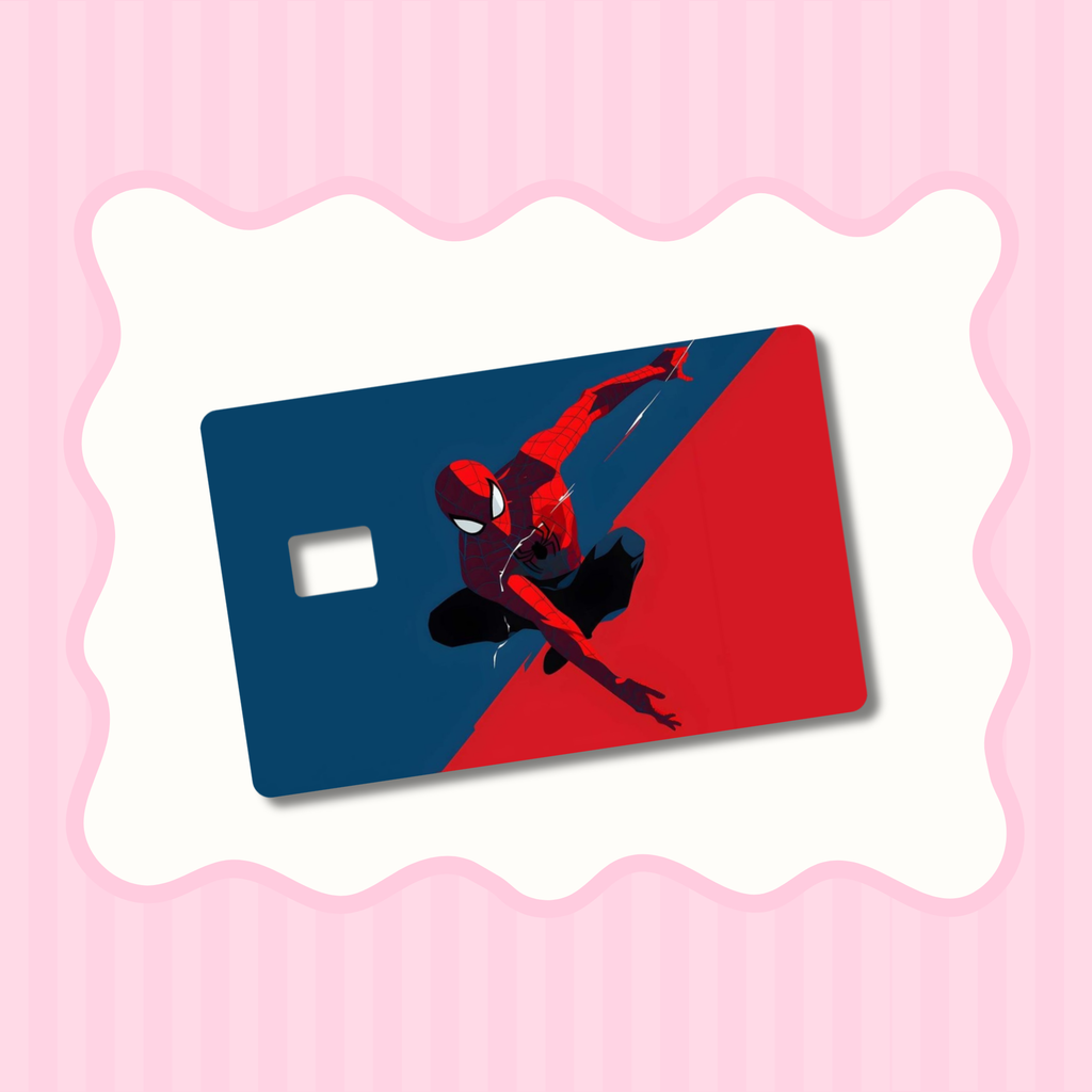 Spider M. Red & Blue Card Skin