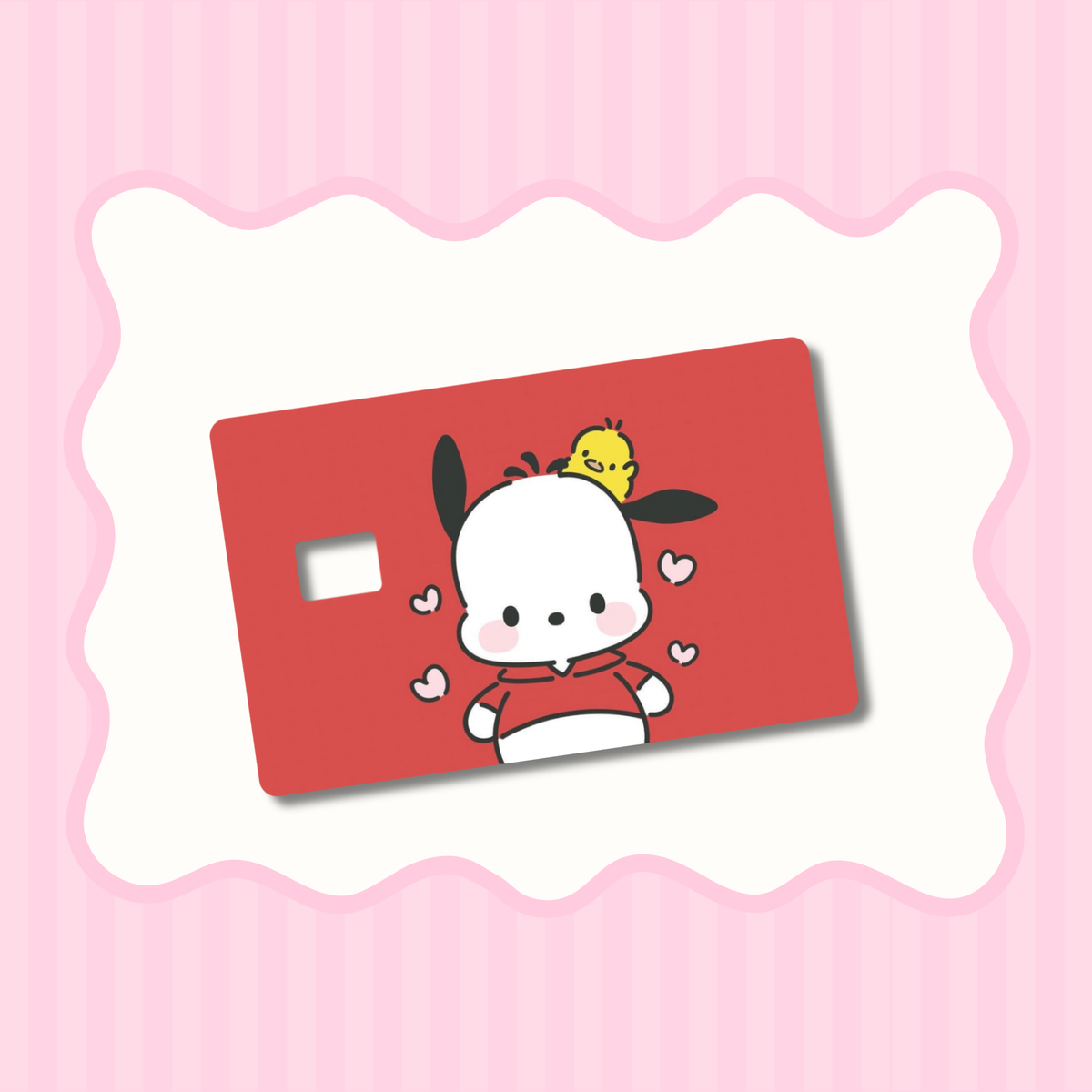 Pocha Red Sweater Card Skin