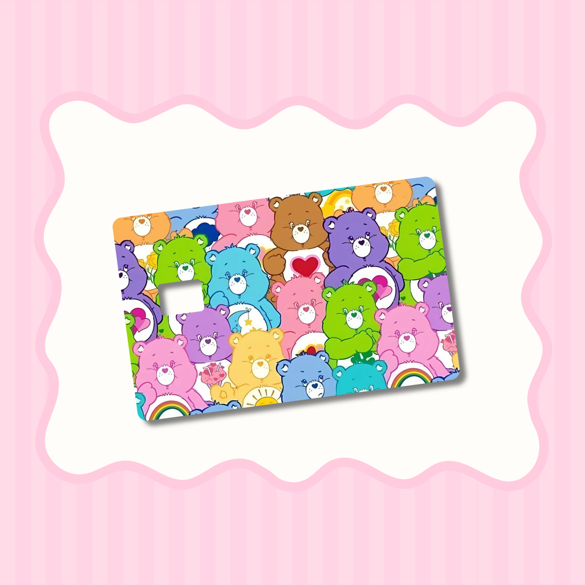 Care B. Colorful Bears Card Skin