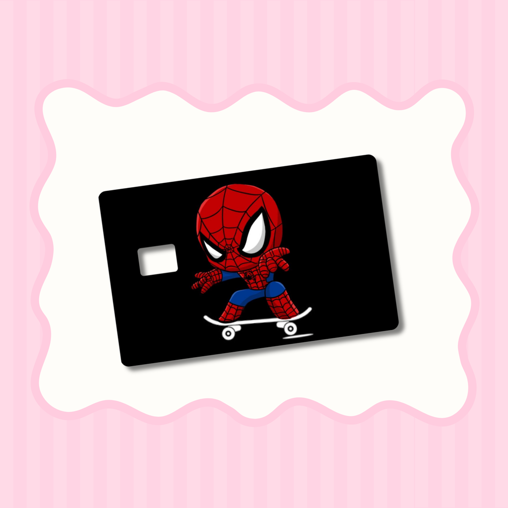 Spider M. Skateboard Card Skin