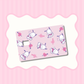 Pocha Pink with Hearts Card Skin
