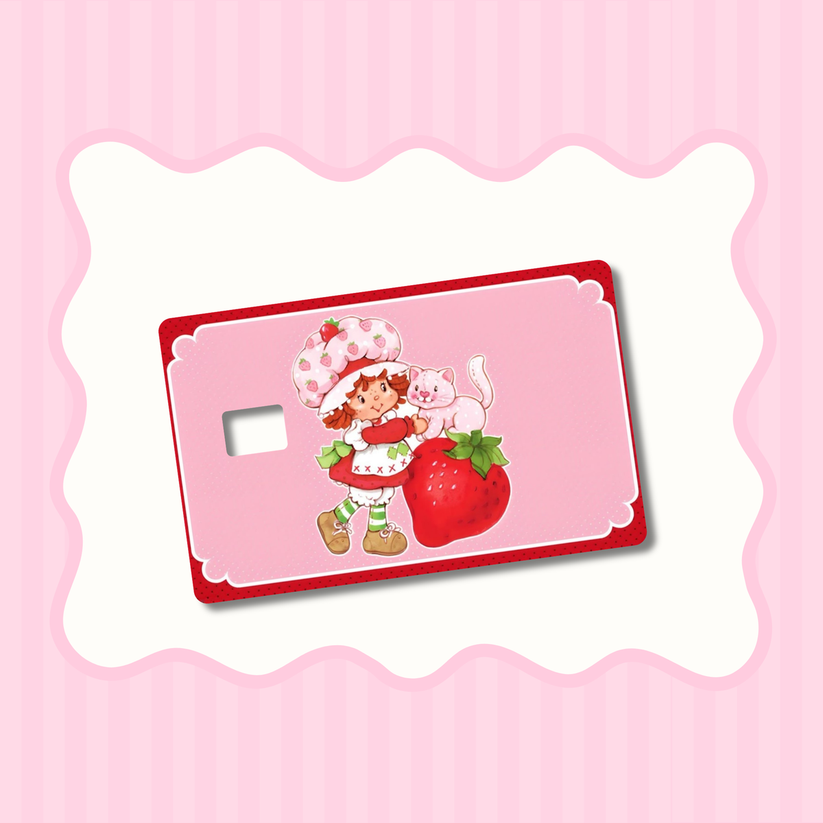 Strawberry Girl Card Skin