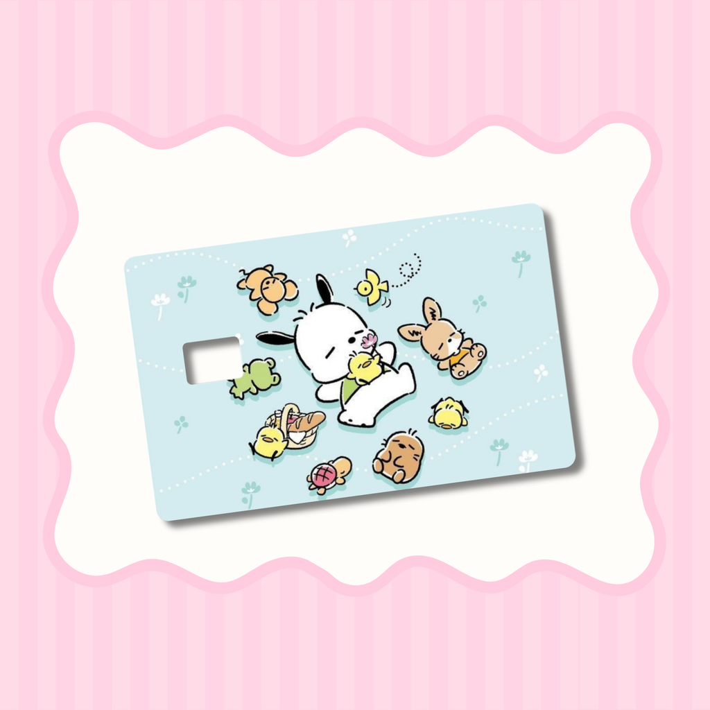 Pocha and Animal Friends Card Skin