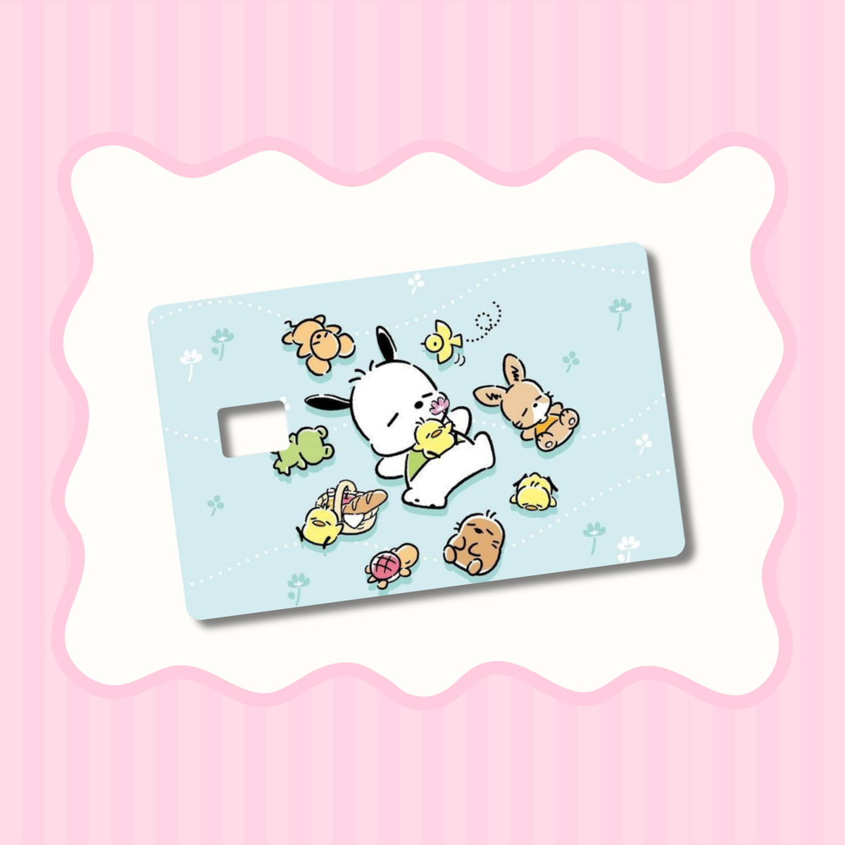 Pocha and Animal Friends Card Skin