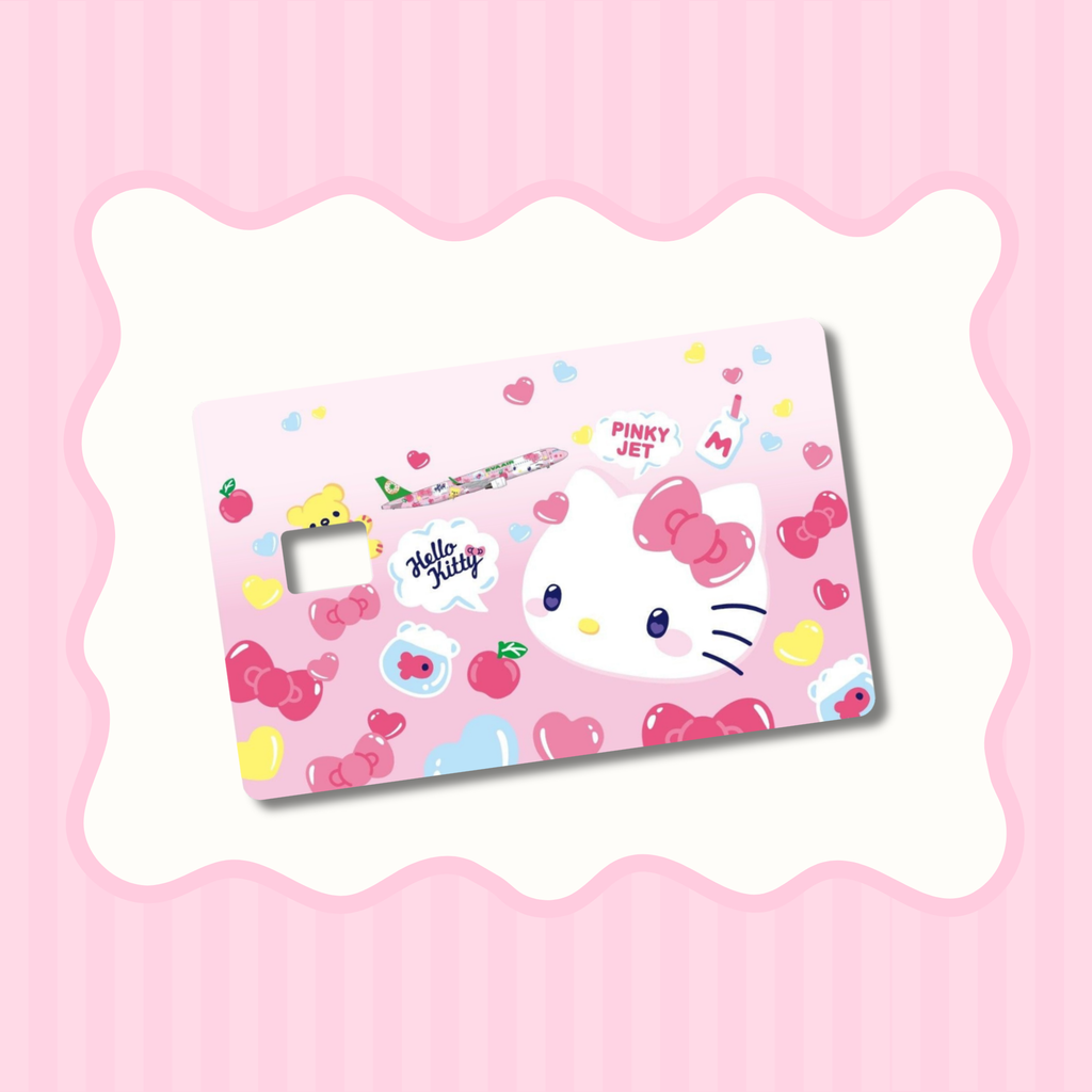 HK Pink & Bows Card Skin
