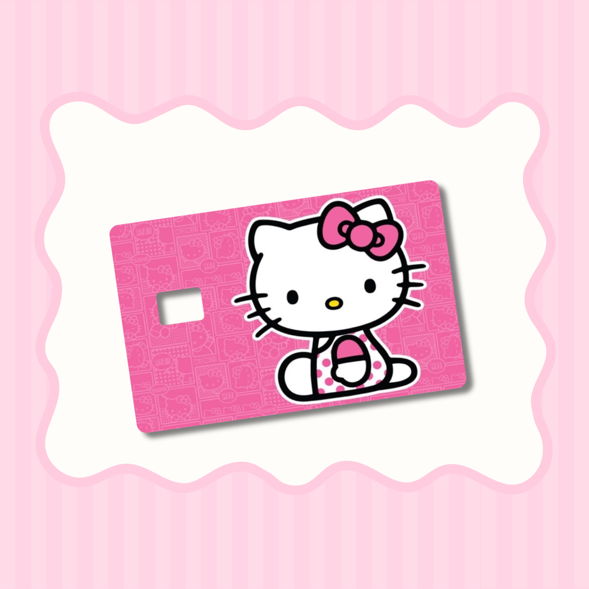 HK Pink Sitting Down Card Skin
