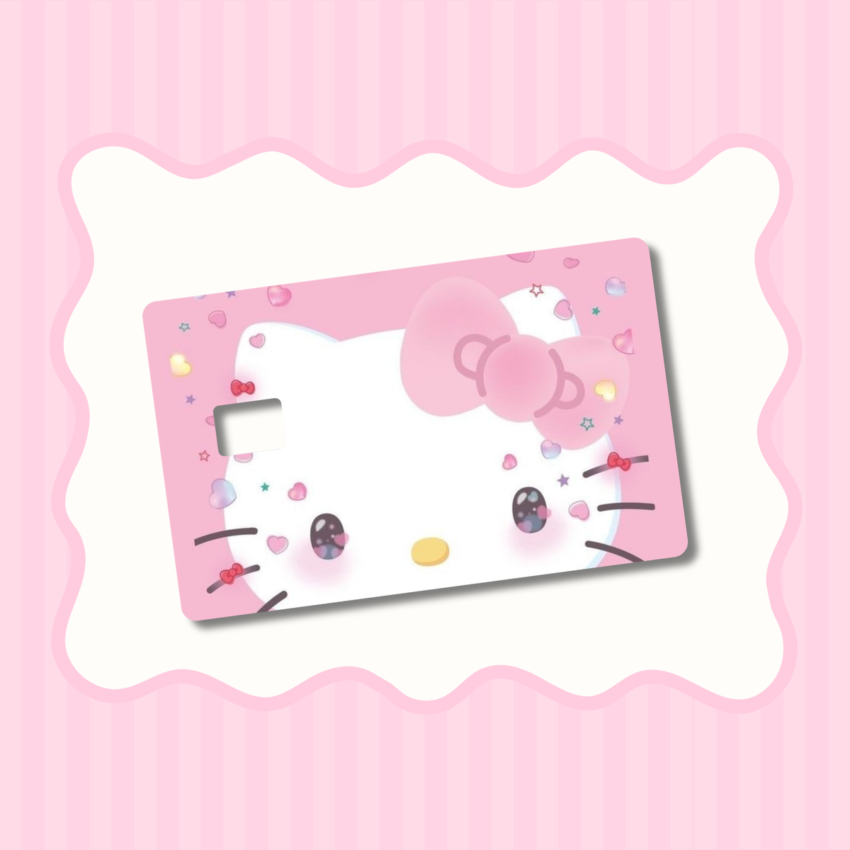HK Face Glitter Card Skin