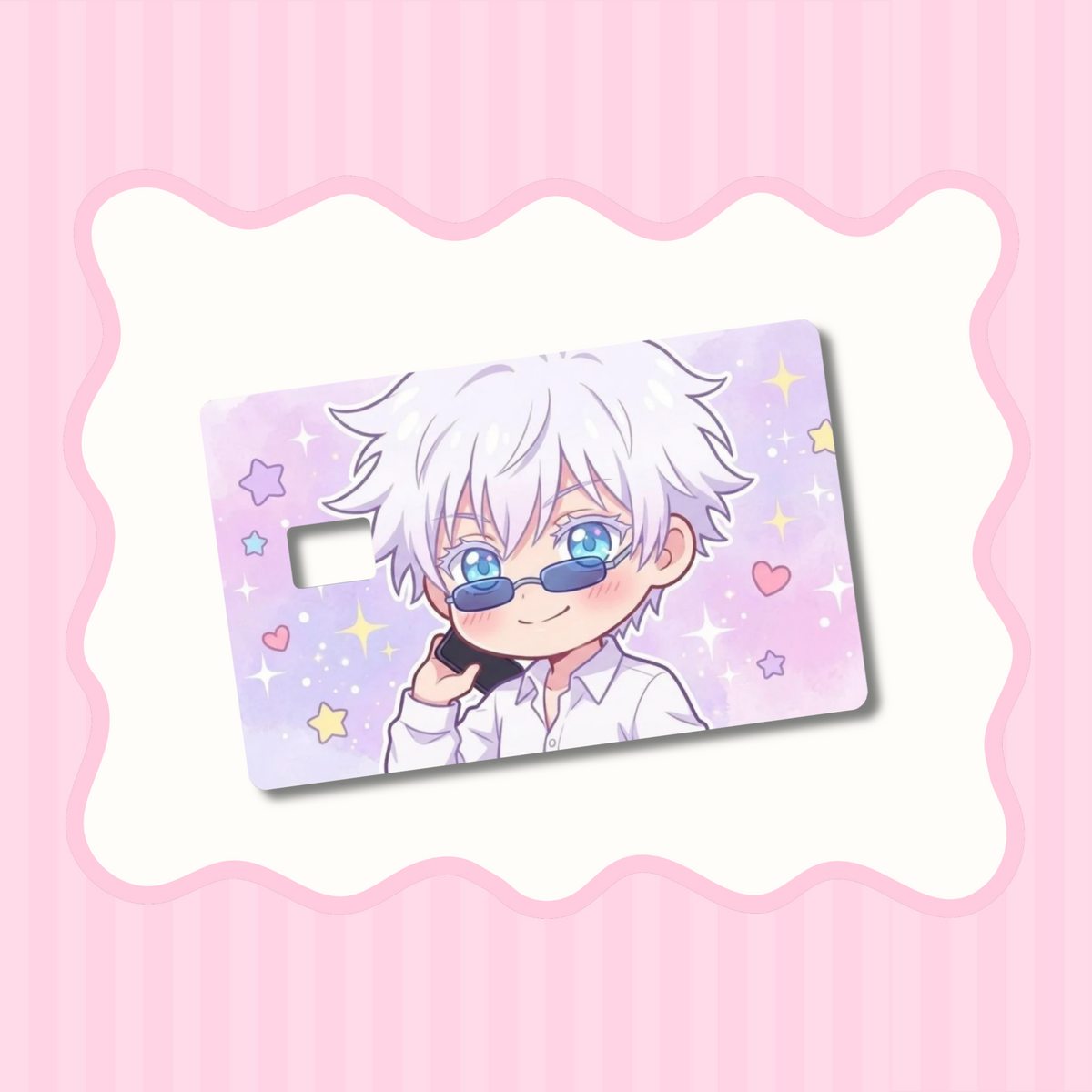 JJK Cute Gojo 3 Card Skin